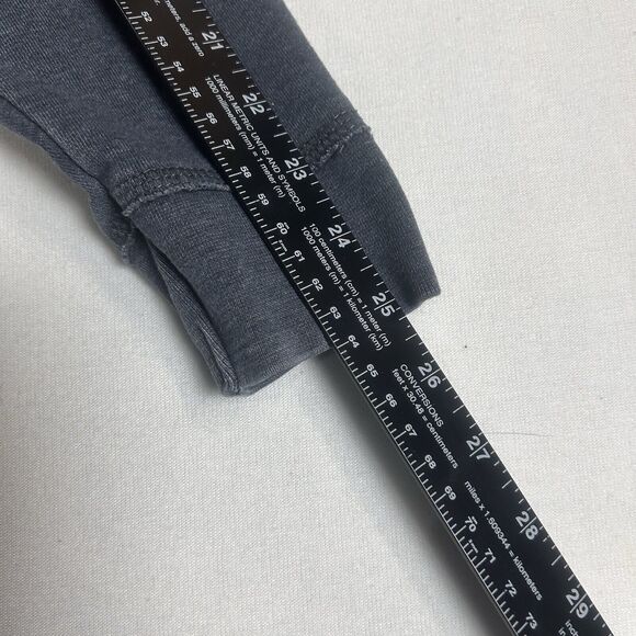 Vintage Y2k Kansas University KU Sweatshirt Mens Medium Gray/Blue Long Sleeve - Picture 9 of 10